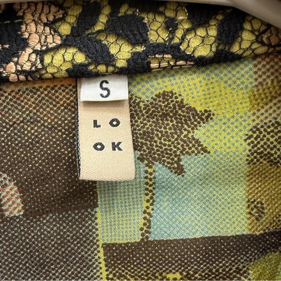 Look Unique Blazer Size Small Boho Festival Patchwork Lace Floral Print - Picture 3 of 9